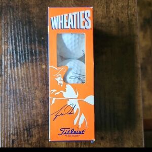 Titleist Wheaties Tiger Woods Golf Balls | 3 Pack Sleeve NIB